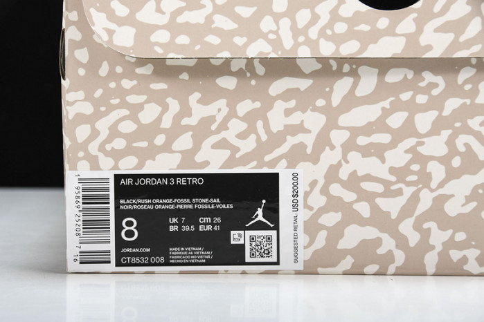 Air Jordan 3 “Desert Elephant”  CT8532-008