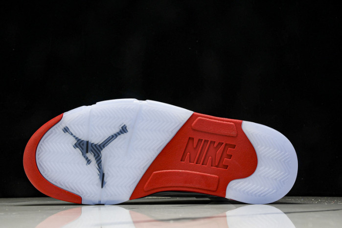 Air Jordan 5 Fire Red Black Tongue 2025 HQ7978-101