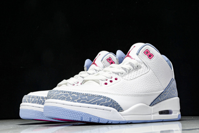 Air Jordan 3 Retro GS White Pink Glow HQ0784-101