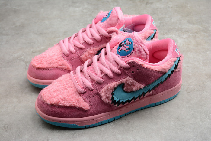 Grateful Dead x Nike SB Dunk Low "Pink  Bear"-CJ5378-600
