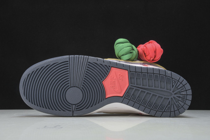 Gundam Nike SB Dunk High White DH7717-100