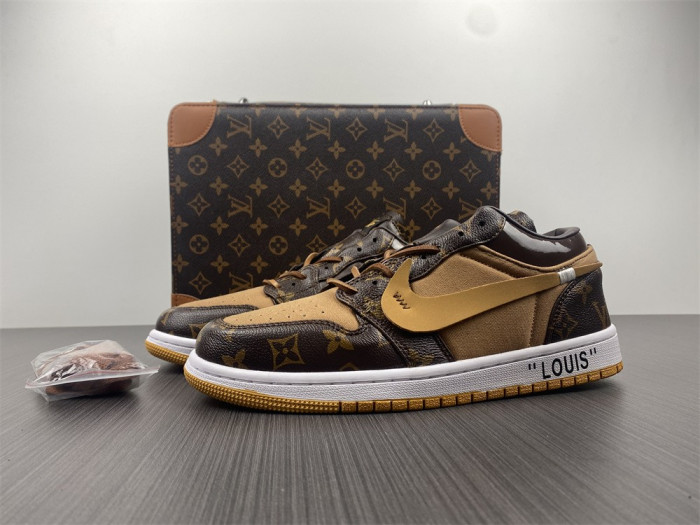 L W x OF x Air Jordan 1 Customs  AQ0818-201