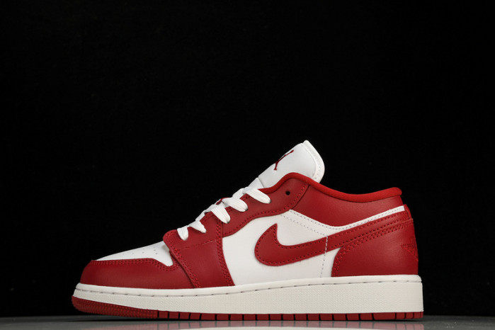 Jordan 1 Low Gym Red White  - 553560-611