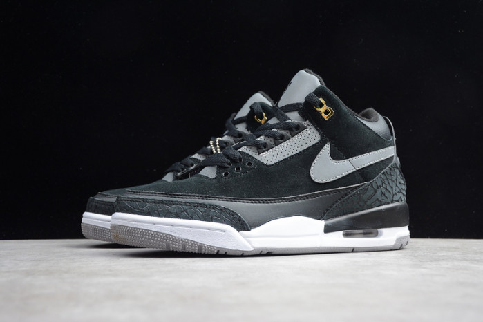 Jordan 3 Retro Tinker Black Cement Gold  CK4348-007