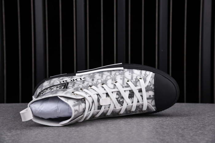 D1R* B23 OBLIQUE HIGH TOP SNEAKERS  KICKZE DR-10