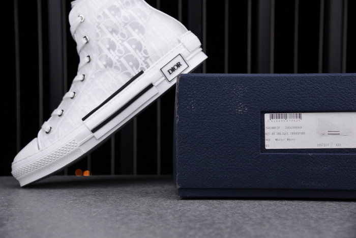 D1R* B23 Oblique High Top Sneakers white  T004801-1035