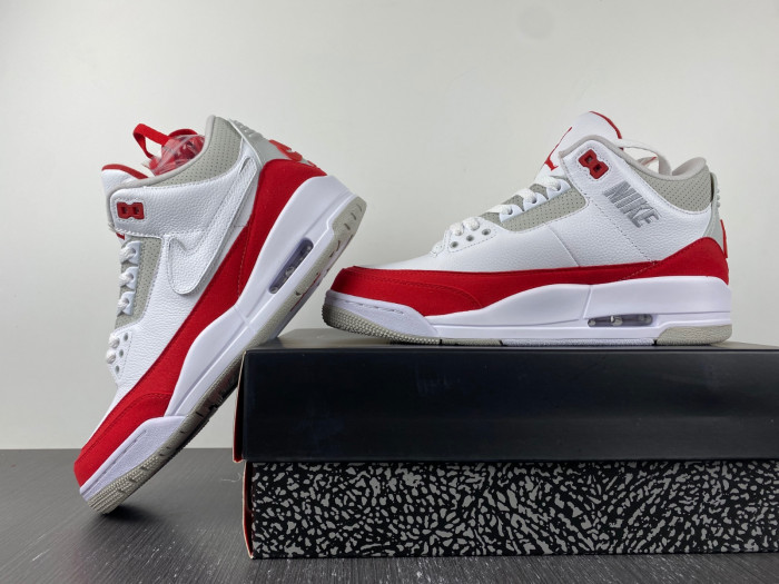 Jordan 3 Retro Tinker White University Red  CJ0939-100