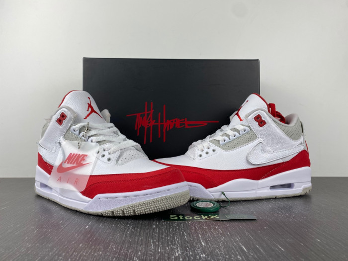 Jordan 3 Retro Tinker White University Red  CJ0939-100