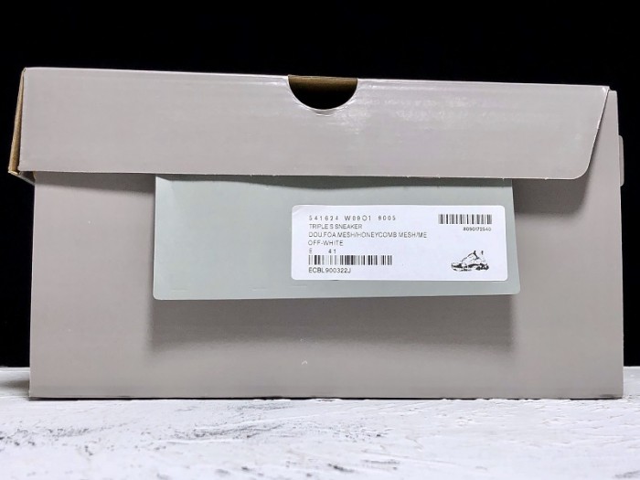 BL TRIPLE S TRAINERS CLEAR SOLE gold and white  541624  W09O1 9005