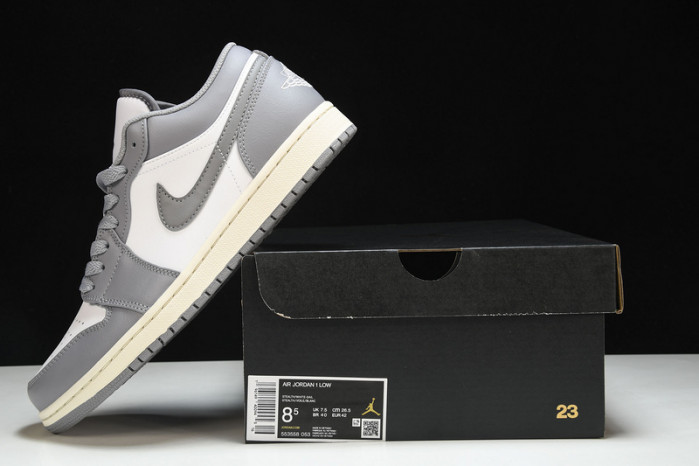 Air Jordan 1 Low Vintage Stealth Grey  553558-053