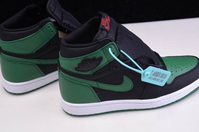 Jordan 1 Retro High Pine Green Black - 555088-030
