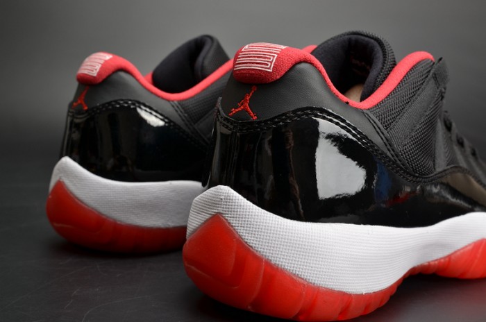 AIR JORDAN 11 RETRO LOF "BRED" BLACK/ RED mens 528895-012