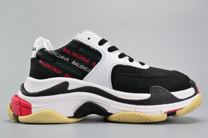 BL BLACK AND WHITE 17FW TRIPLE S 483560-W06E1-1011