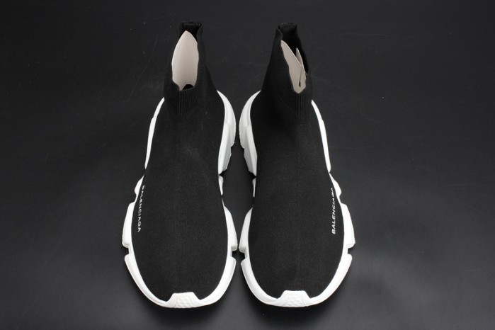 BL Stretch Mesh High Top Sneaker Black White