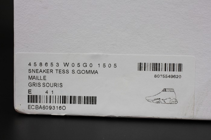 BL Stretch Mesh High Top Sneaker Grey 458653