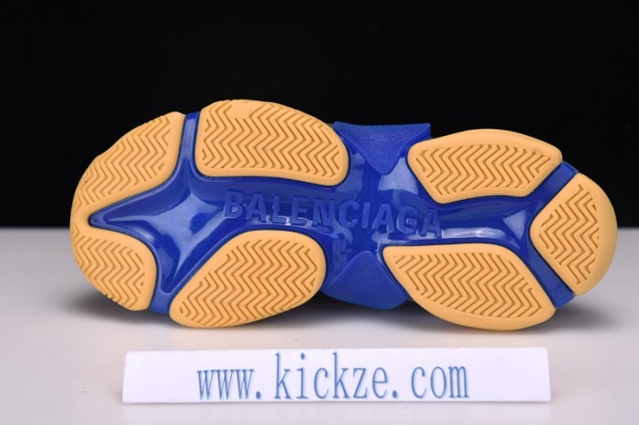 BL TRIPLE S TRAINERS CLEAR SOLE BLUE ADN RED 541624  W09O1 2120