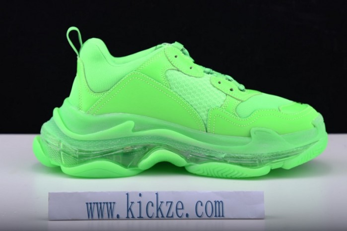 BL Triple S Neon Green - 541624 W09OL 3801