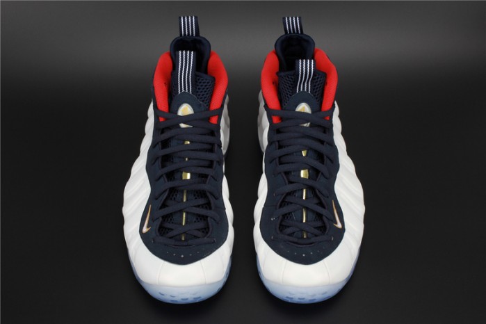 Nike Air Foamposite One “Olympic” University Red/ white  mens 575420-400